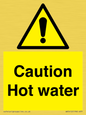 WV5412: Caution Hot water