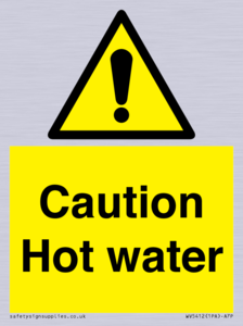 WV5412: Caution Hot water