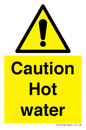 WV5412: Caution Hot water