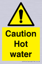 WV5412: Caution Hot water
