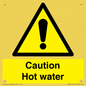 WV5412: Caution Hot water