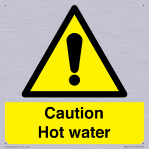 WV5412: Caution Hot water