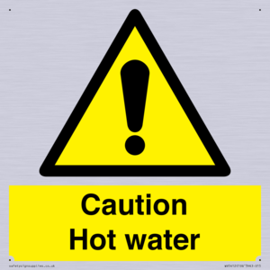 WV5412: Caution Hot water