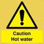WV5412: Caution Hot water