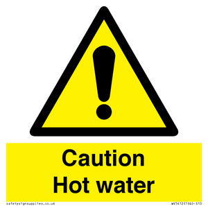 WV5412: Caution Hot water