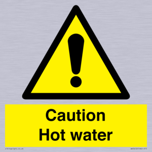 WV5412: Caution Hot water