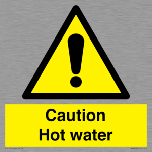 WV5412: Caution Hot water
