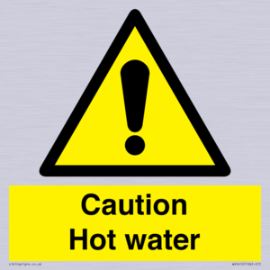 WV5412: Caution Hot water