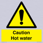 WV5412: Caution Hot water