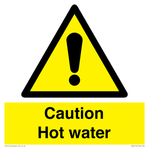 WV5412: Caution Hot water