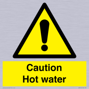 WV5412: Caution Hot water