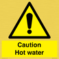 WV5412: Caution Hot water