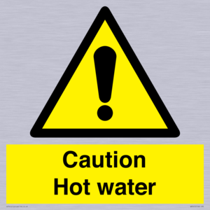 WV5412: Caution Hot water