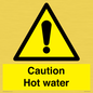 WV5412: Caution Hot water