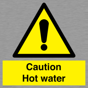 WV5412: Caution Hot water