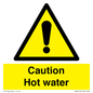 WV5412: Caution Hot water