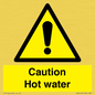 WV5412: Caution Hot water
