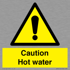 WV5412: Caution Hot water
