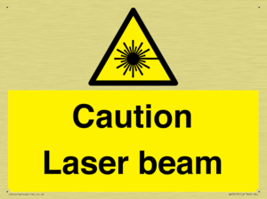 WV5413: Caution Laser beam