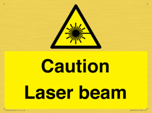 WV5413: Caution Laser beam