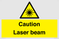 WV5413: Caution Laser beam