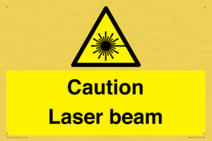 WV5413: Caution Laser beam