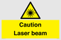 WV5413: Caution Laser beam