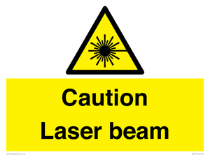 WV5413: Caution Laser beam – Viking Signs