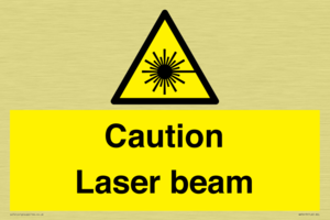 WV5413: Caution Laser beam