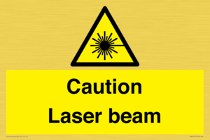 WV5413: Caution Laser beam