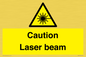 WV5413: Caution Laser beam