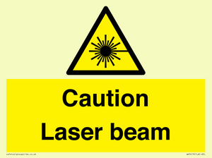 WV5413: Caution Laser beam