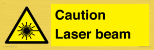 WV5413: Caution Laser beam