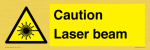 WV5413: Caution Laser beam