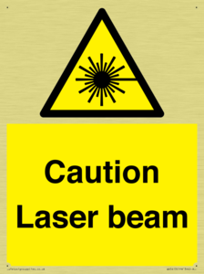 WV5413: Caution Laser beam