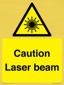 WV5413: Caution Laser beam