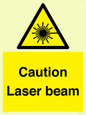 WV5413: Caution Laser beam