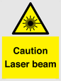 WV5413: Caution Laser beam
