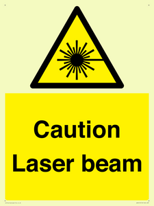WV5413: Caution Laser beam