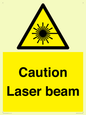 WV5413: Caution Laser beam