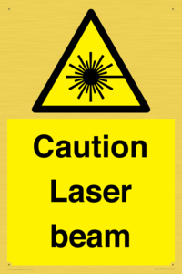 WV5413: Caution Laser beam