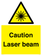 WV5413: Caution Laser beam