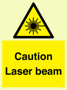 WV5413: Caution Laser beam