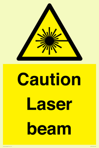 WV5413: Caution Laser beam