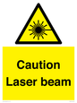WV5413: Caution Laser beam