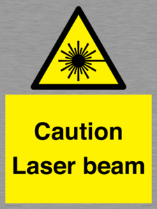 WV5413: Caution Laser beam