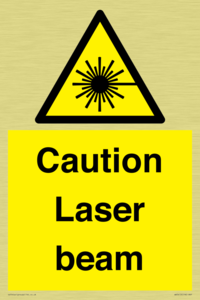 WV5413: Caution Laser beam