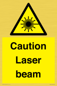 WV5413: Caution Laser beam