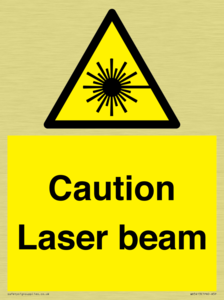 WV5413: Caution Laser beam
