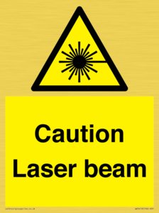 WV5413: Caution Laser beam